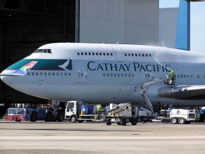 Cathay Pacific plane