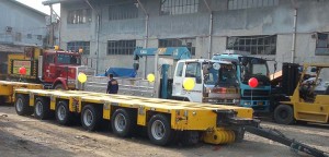 One of G7 Heavylift's latest acquisitions from Germany is the 2x3 axle-line New Generation Goldhofer THP / SL3 with capacity of 45 MT per axle-line.