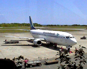 Garuda plane by Brian Harrington Spier