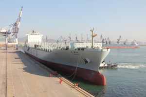 Mega-vessel-calls-at-YRDICT