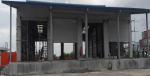 Loading/Discharging Bay which can accommodate 8 containers at a time