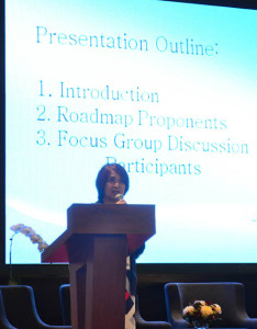 Philippine International Seafreight Forwarders Association, Inc. (PISFA) president Doris Torres presented the Philippine Multimodal Transport and Logistics Roadmap at the Asia Logistics Forum 2015
