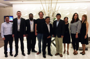 Asia Customs and Trade (ACT) and PortCalls hosted a dinner for the World Customs Organization team, led by Secretary General Kunio Mikuriya. Photo shows WCO Secretary General Mikuriya (fourth from right), and ACT editorial board chairman Atty Agaton Teodoro Uvero (leftmost), ACT editorial board member Samuel Bautista (fifth from right), and ACT managing editor and PortCalls publisher Liza Almonte (third from right), with some participants of the WCO-PICARD (Partnerships in Customs Academic Research and Development) Conference in Manila.