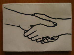 handshake_Aidan Jones